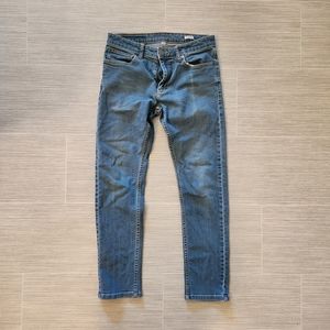 calvin klein mens 30x30 blue jeans